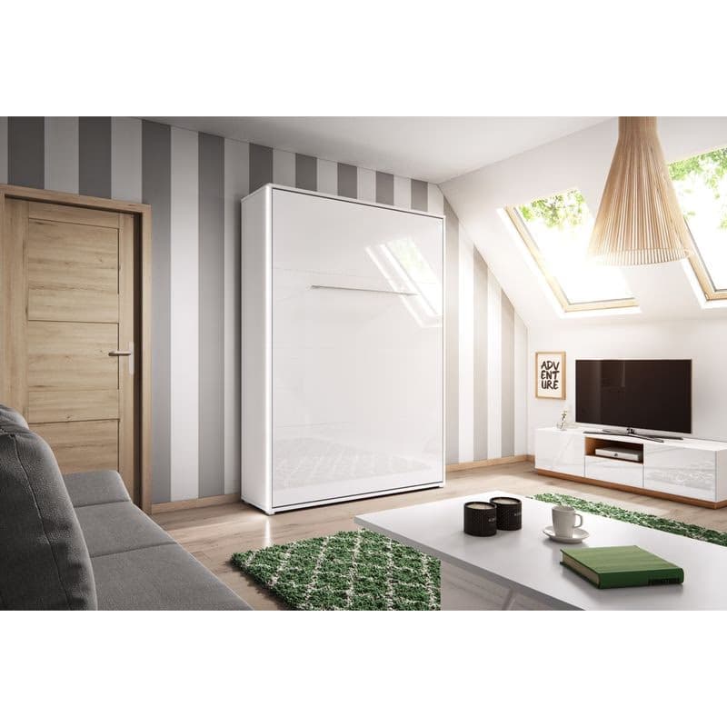 Dig-net nábytok Sklápacia posteľ Lenart Concept PRO CP-02 biela | 120 x 200 cm 3