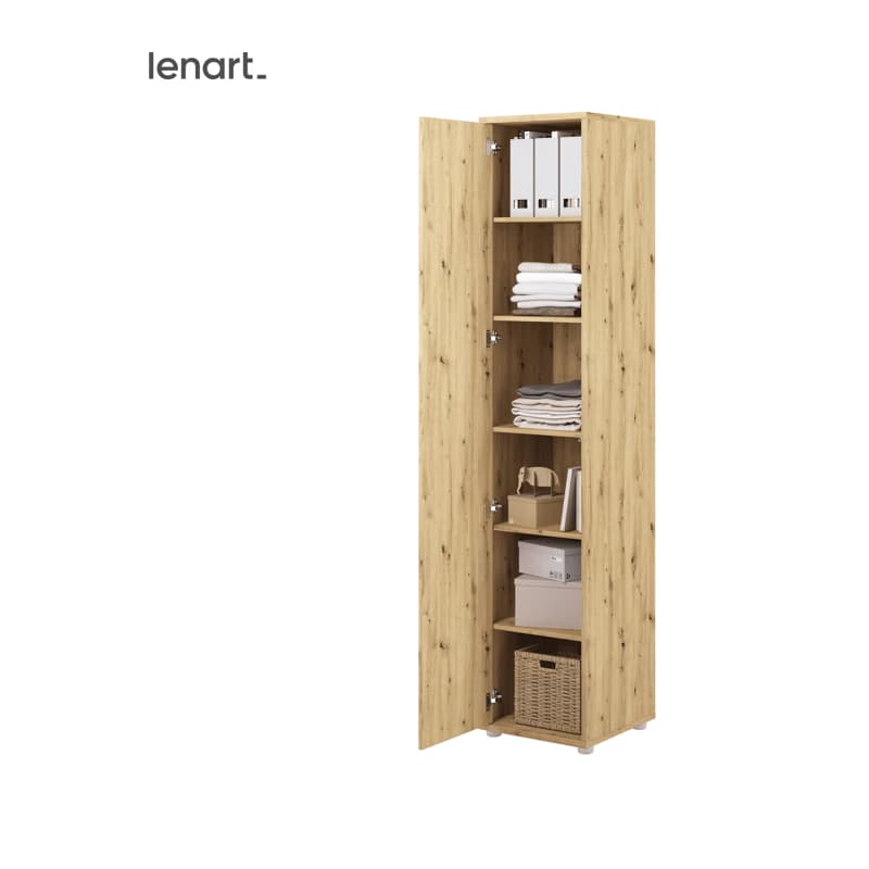 Dig-net nábytok Policová skriňa Lenart BED CONCEPT BC-21 | dub artisan 3