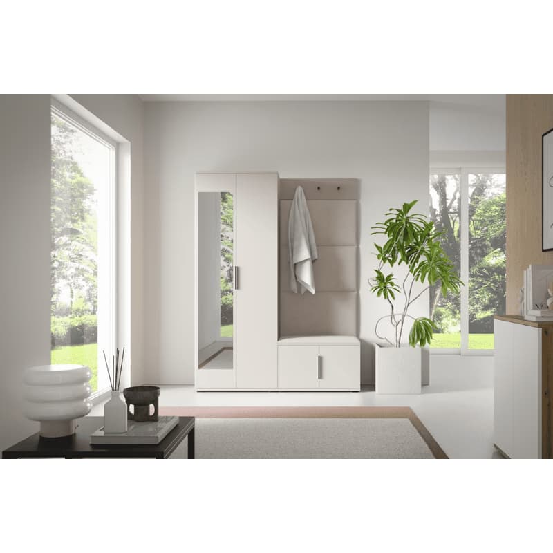 ArtPK Predsieň BIANCO 3 | cashmere so zrkadlom Farba: Trinity 01 2