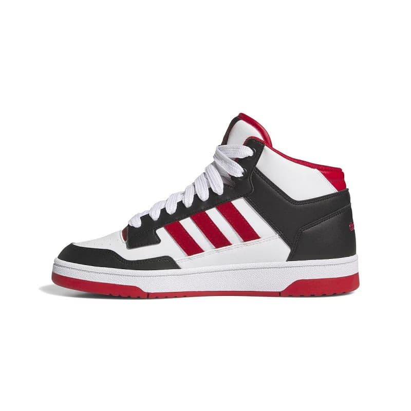 Pánska rekreačná obuv ADIDAS Rapid Court Mid core black toper red cloud white 3