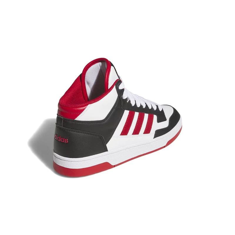 Pánska rekreačná obuv ADIDAS Rapid Court Mid core black toper red cloud white 5