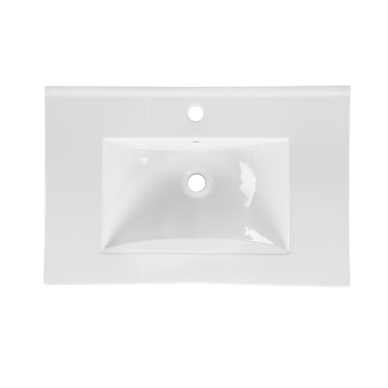 ArtCom Keramické umývadlo CFP 80D | biely lesk 80 cm 5