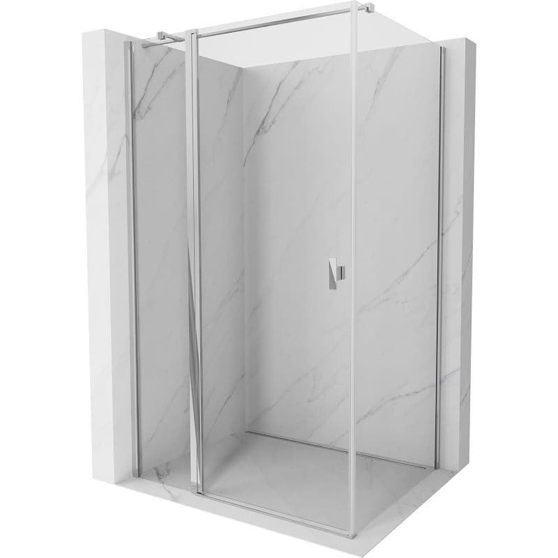 MEXEN/S - Mist T sprchovací kút dvere krídlové 105 x 80, transparent, chróm 8A4T-105-080-01-00