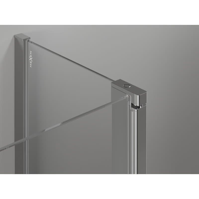 MEXEN/S - Mist T sprchovací kút dvere krídlové 105 x 80, transparent, chróm 8A4T-105-080-01-00 2