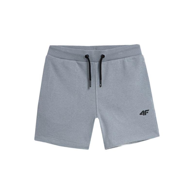 Chlapčenské teplákové kraťasy 4F JUNIOR SHORTS CAS M048-34S-LIGHT BLUE 4