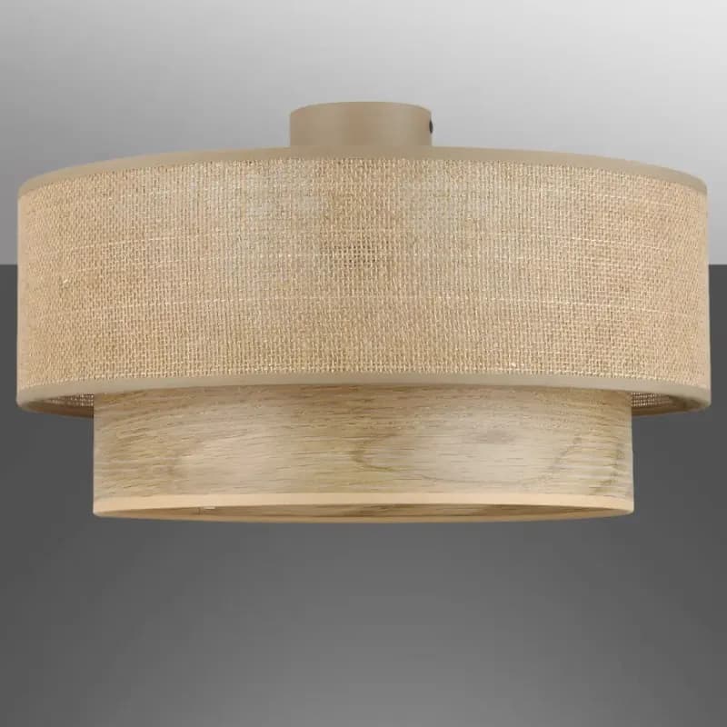 Luster DUO 11753 MINI JUTA WOOD 1XE27