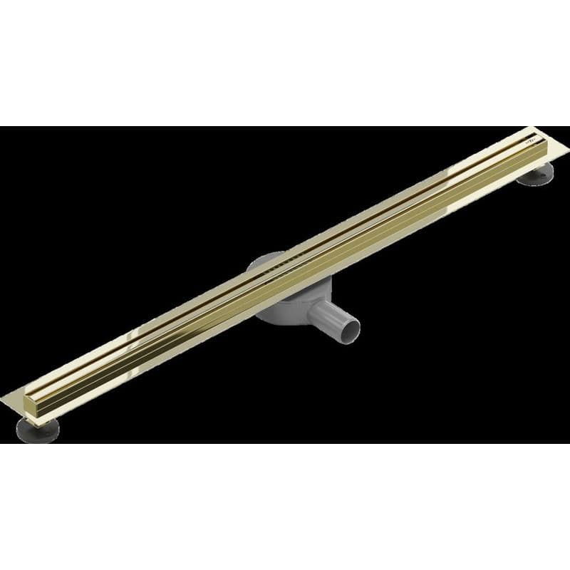 MEXEN - Flat 360 Slim podlahový žľab 80 cm otočný zlato 1541080 5