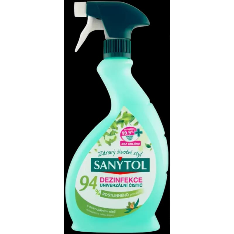 20CC SANYTOL DEZINFEKCIA 94% RASTLINNÝ ČISTIČ - SPREJ 500ML 1