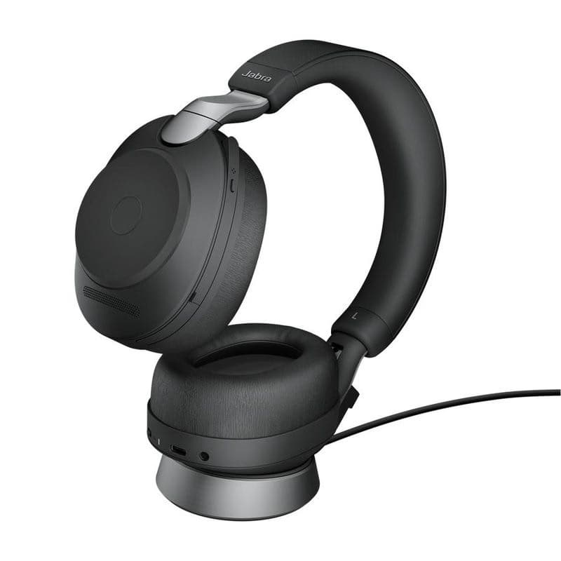 Jabra Evolve2 85/Stereo/ANC/BT/Bezdrať/MS/Stand/Čierna 1