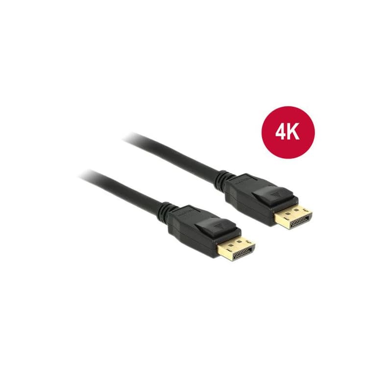 Delock Displayport 1.2 kábel samec > Displayport samec 4K 1m