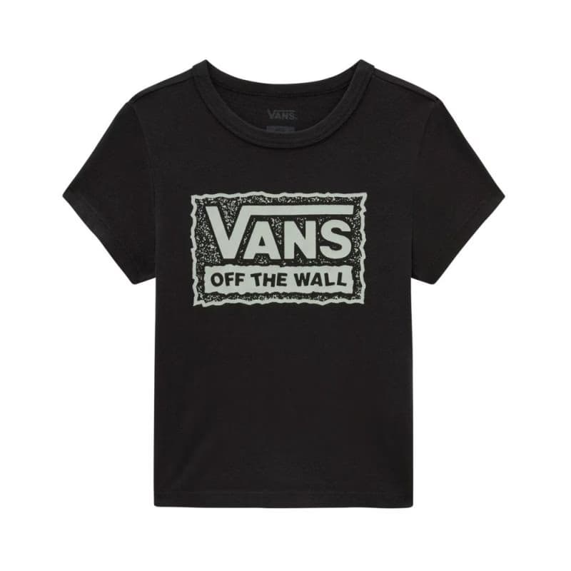 Dámske tričko s krátkym rukávom VANS RUGGED BOX LOGO MINI-Black 5