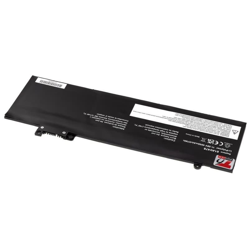 Batéria T6 Power Lenovo ThinkPad T480s séria, 4950mAh, 57Wh, 3cell, Li-Pol 2