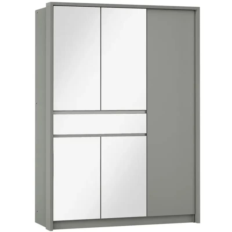 Skriňa Split 157 platinum/zrkadlo 1