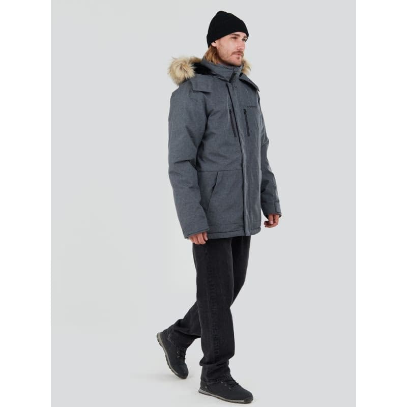 Pánska bunda FUNDANGO Spirit Parka Jacket-745-grey heather 4