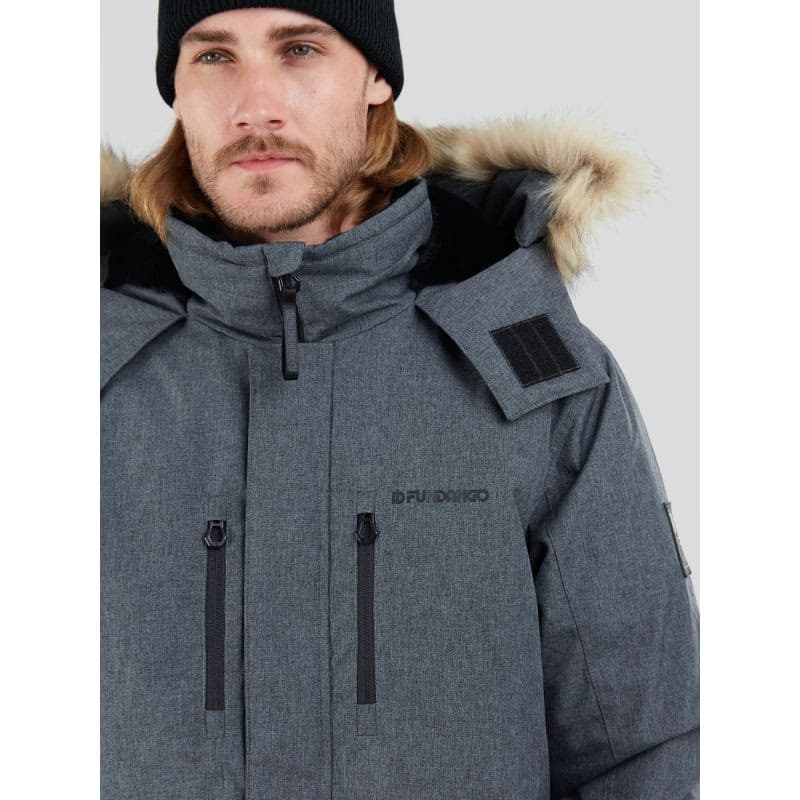 Pánska bunda FUNDANGO Spirit Parka Jacket-745-grey heather 5