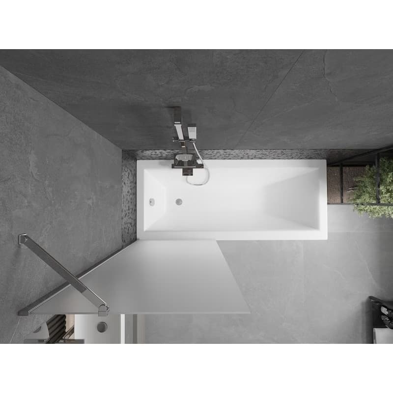 MEXEN/S - Next vaňová zástena FIX 70 x 150, dekor, chróm 895-070-000-00-30-01 4