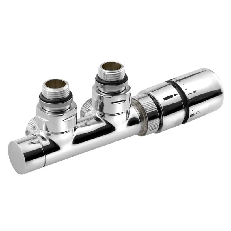 SAPHO - TWIN termostatická pripojovacia súprava ventilu pre stredové pripojenie, pravá, chróm CP3010S 1