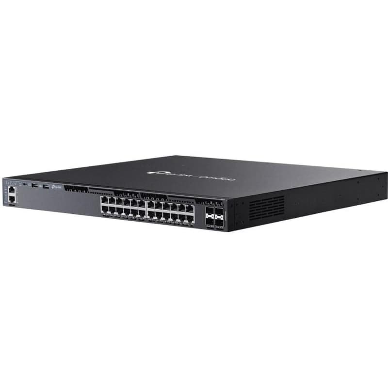TP-Link SG6428XHP Omada 24 portový gigabitový RJ45 stackable L3 PoE+ switch, 720 W total PoE budget 1