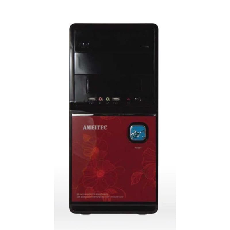 AMEI AM-C1002BR/Micro ATX/Čierna a červená 1