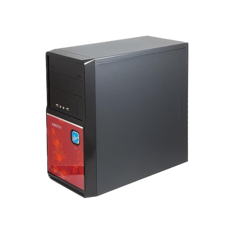 AMEI AM-C1002BR/Micro ATX/Čierna a červená 2