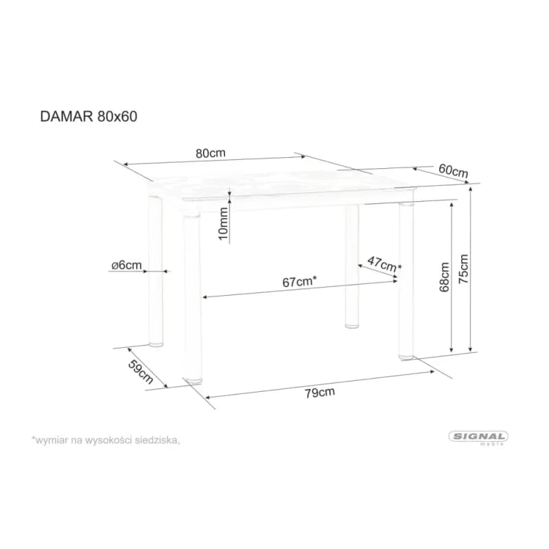 Stôl Damar 2