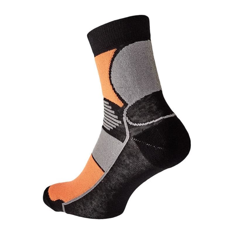 KNOXFIELD BASIC ponožky čierna/červ 45/46 3