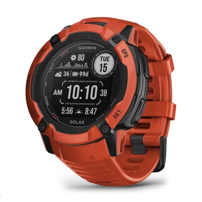Garmin GPS športové hodinky Instinct 2 2X Solar (Red) 1