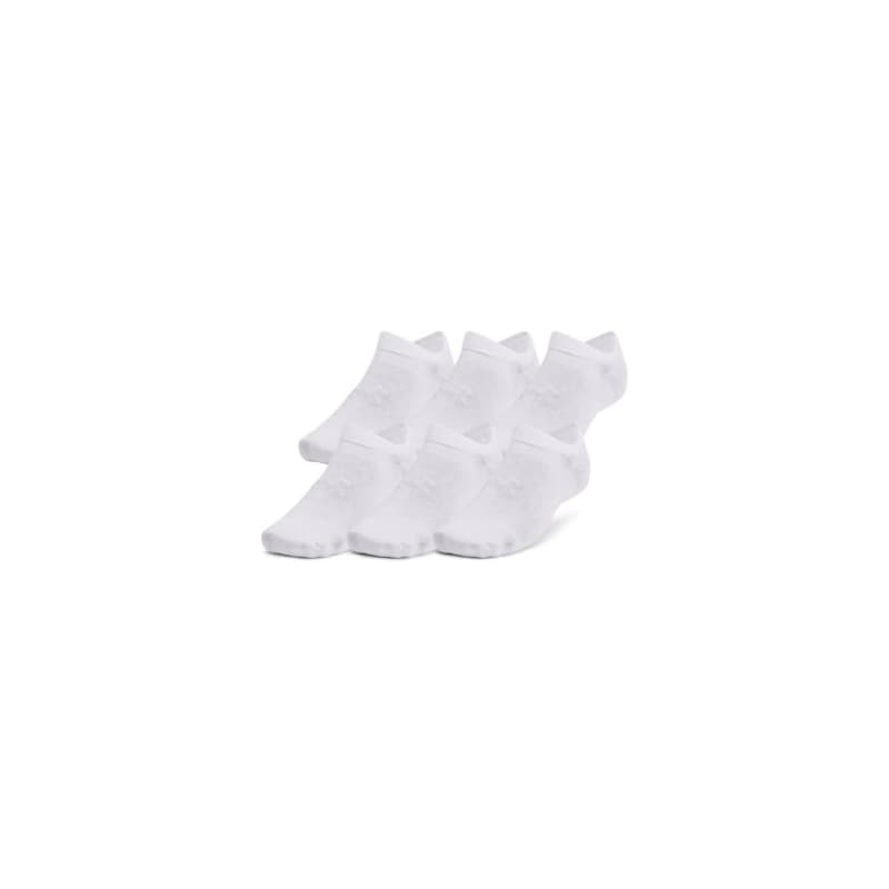 Ponožky UNDER ARMOUR 6 PACK-UA Essential No Show-WHT 1