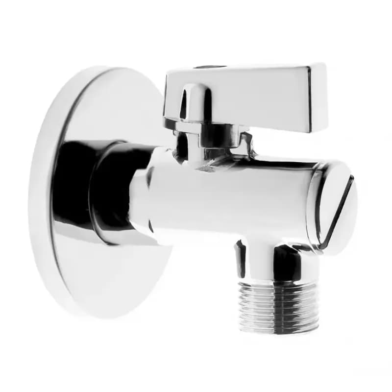 Rohový guľový ventil  1/2” x 3/4”  s rozetou a filtrom Z1234KF 1