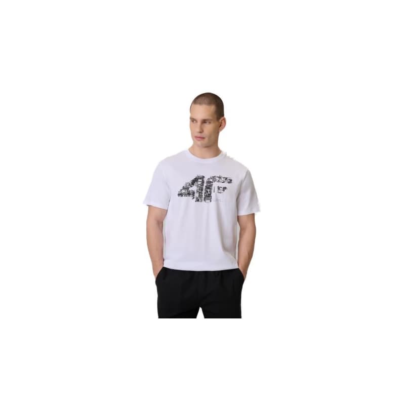 Pánske tričko s krátkym rukávom 4F TSHIRT M2659-10S-WHITE