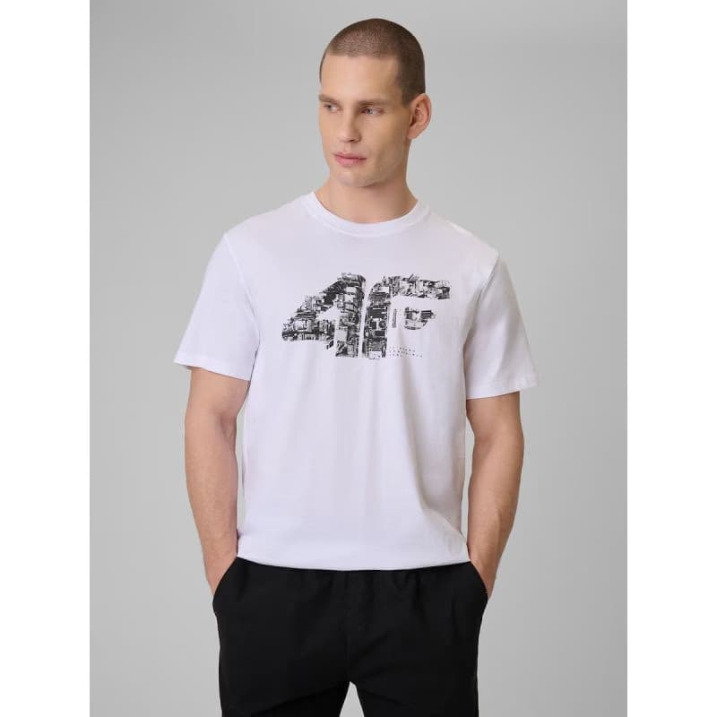 Pánske tričko s krátkym rukávom 4F TSHIRT M2659-10S-WHITE 2