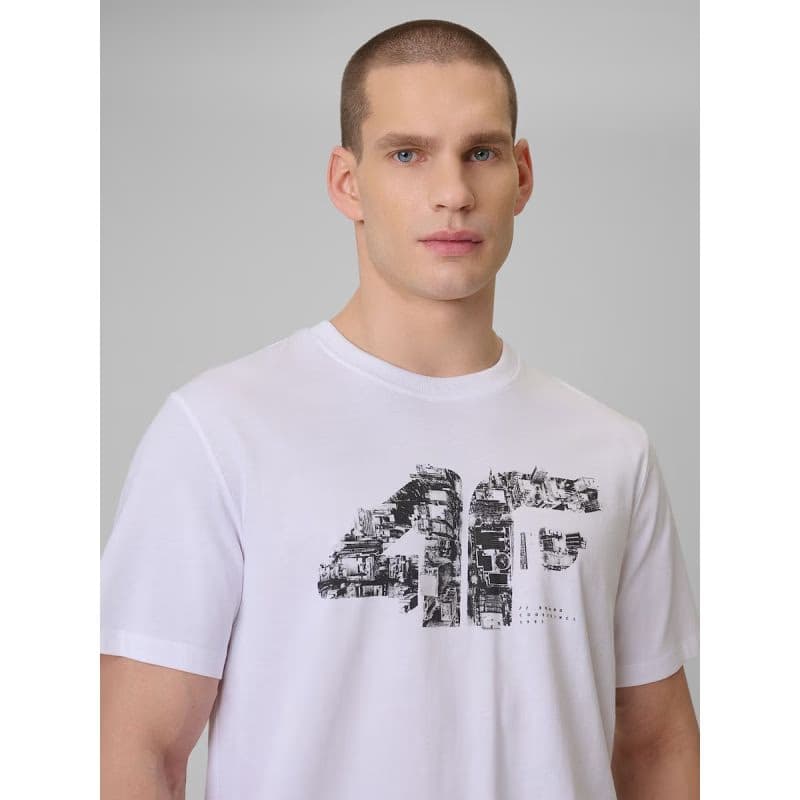 Pánske tričko s krátkym rukávom 4F TSHIRT M2659-10S-WHITE 6
