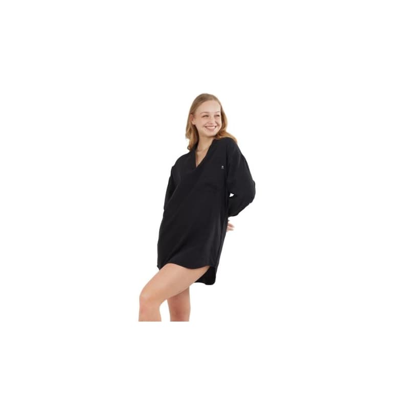 Dámska košeľa s dlhým rukávom FUNDANGO Athene Cover-up-890-black 1