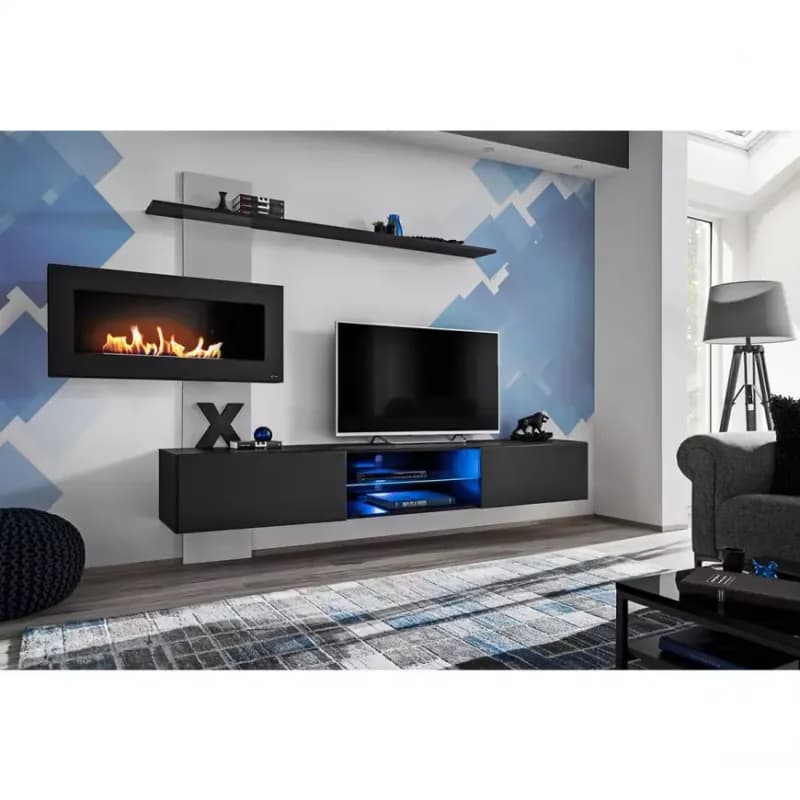 Obývacia stena Flame B + biokrb 1