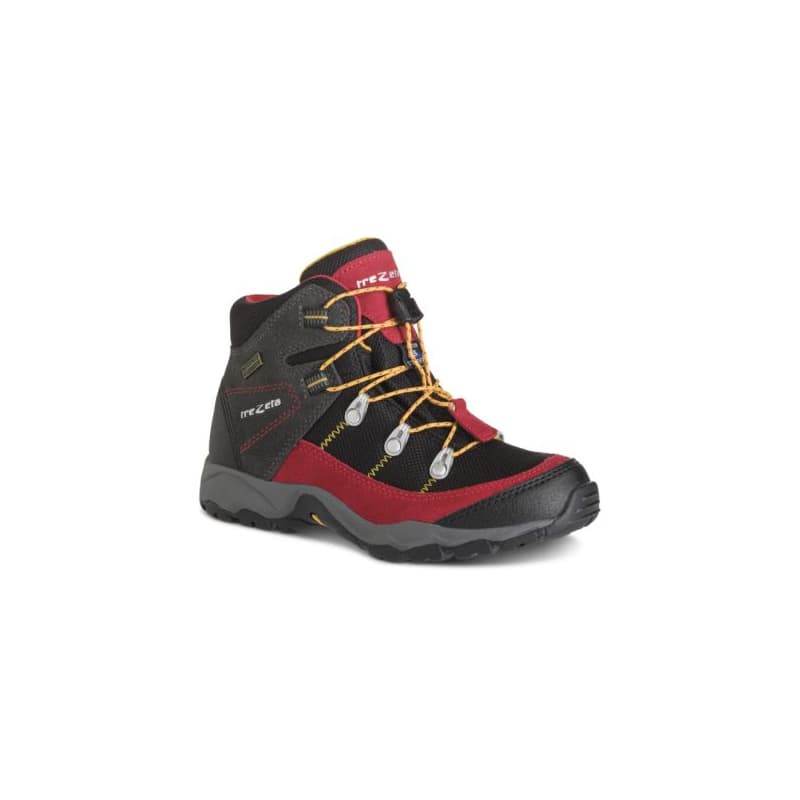 Detská vysoká turistická obuv TREZETA Twister Wp Kid, Black Red