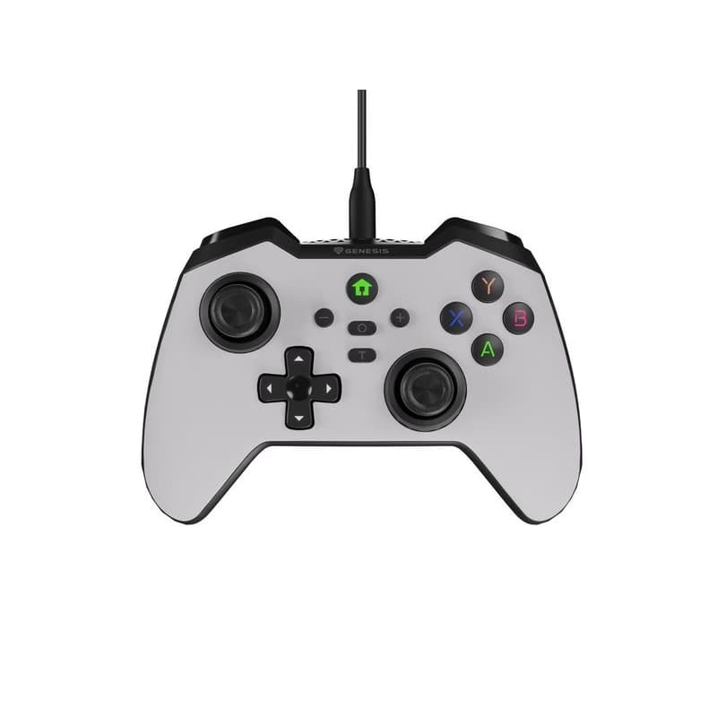 Drôtový gamepad Genesis MANGAN 300, pre PC/Switch/Mobil, biely 1