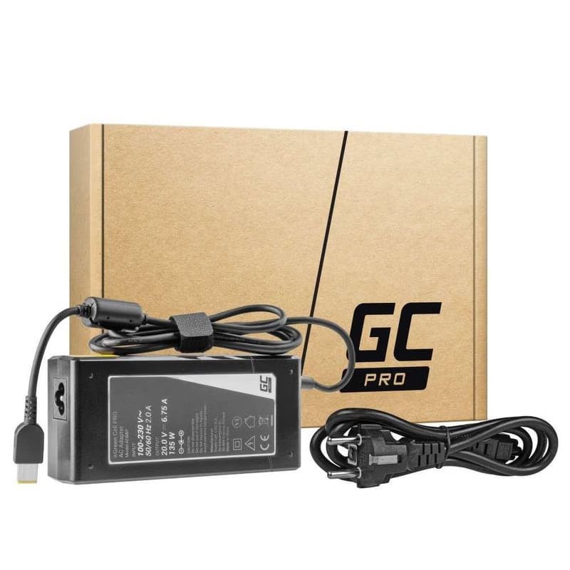 Green Cell PRE Charger / AC adaptér 20V 6.75A 135W pre Lenovo IdeaPad Gaming L340-15 L340-17 15ARH05 15IMH05 Legión Y520 Y530 1