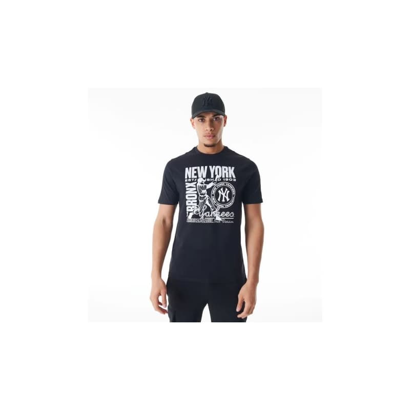 Tričko s krátkym rukávom NEW ERA MLB Distressed graphic NEYYAN