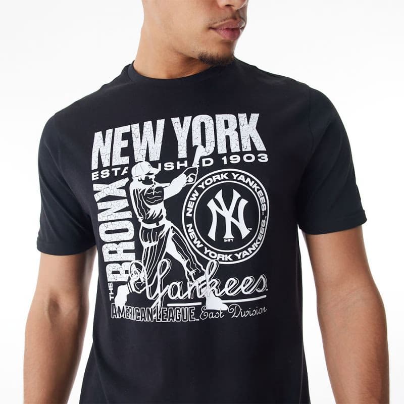 Tričko s krátkym rukávom NEW ERA MLB Distressed graphic NEYYAN 2