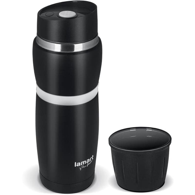 LT4052 TERMOSKA 480 ČIERNA/BIEL CUP LAMART 1