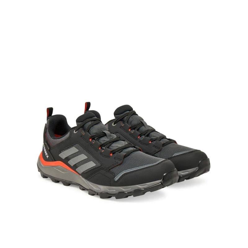 Pánska bežecká trailová obuv ADIDAS Terrex Tracerocker 2 GTX M grey six grey four semi impact orange 2