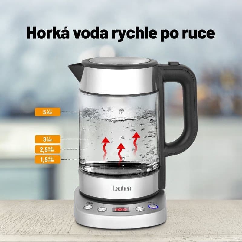 Lauben Electric Kettle EK17GS 4