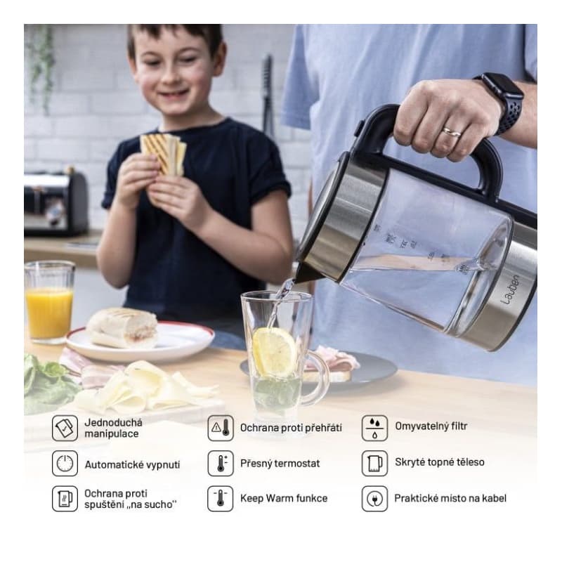 Lauben Electric Kettle EK17GS 5