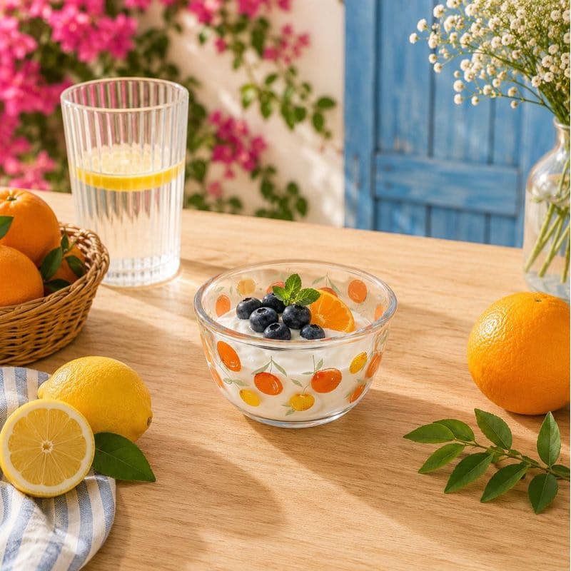 Sklenená miska Citrusové leto, 500 ml 1