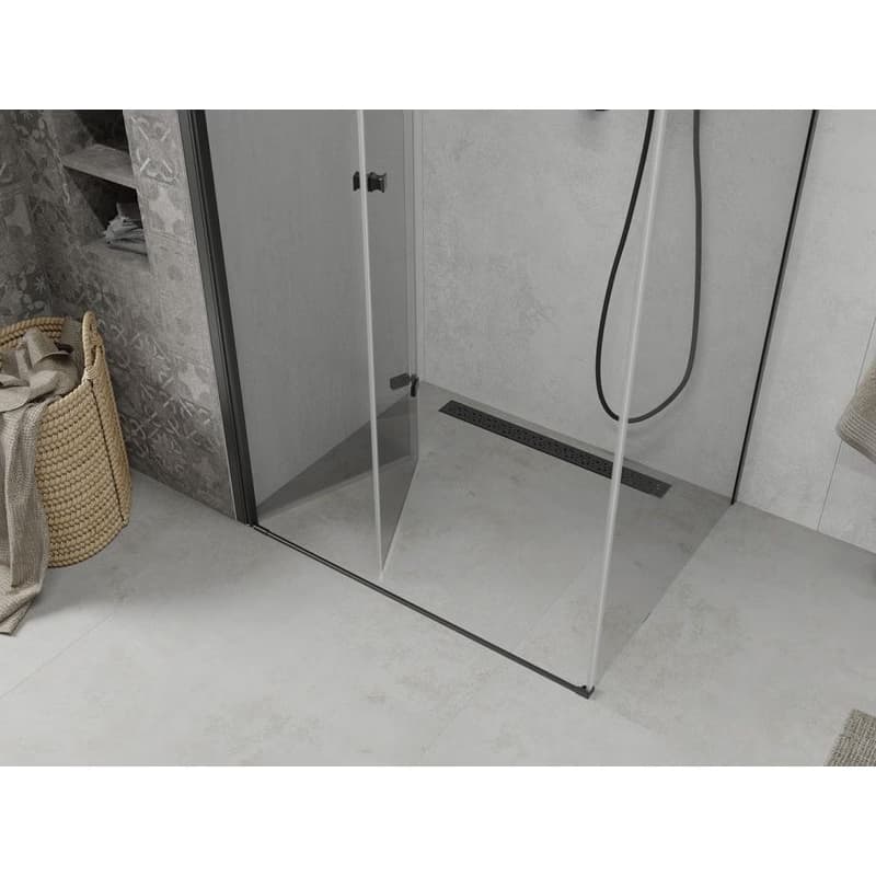 MEXEN/S - LIMA sprchovací kút 90x70, transparent, čierna 856-090-070-70-00 6