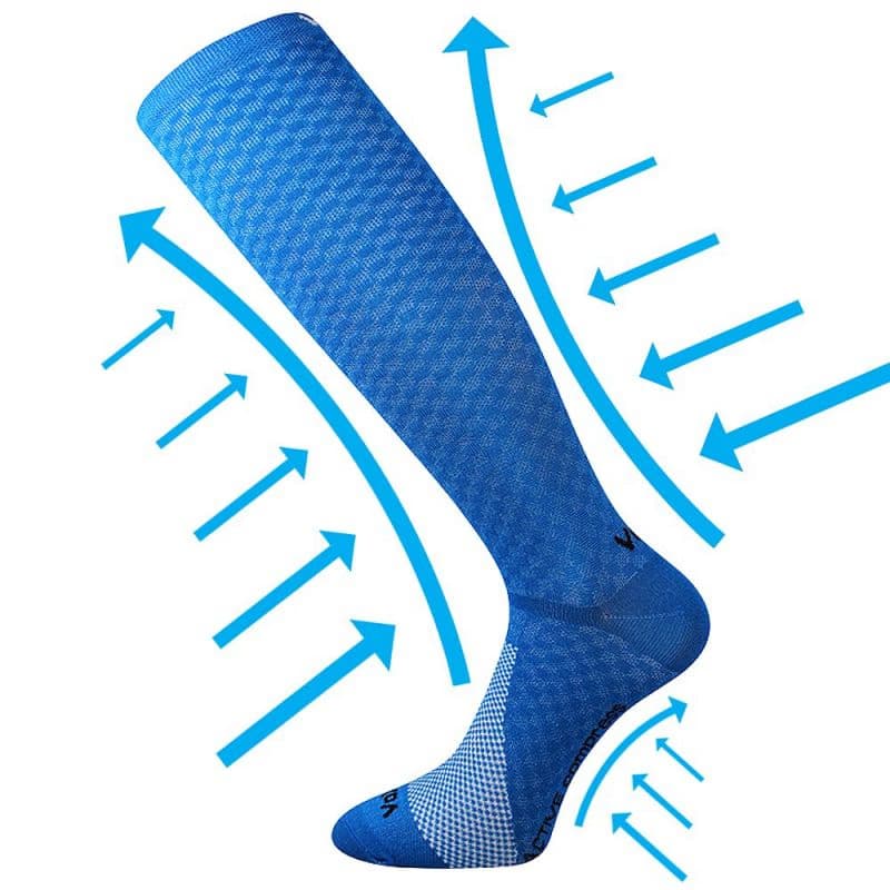 Bežecké kompresné podkolienky VOXX 1 PACK-Lithe-blue 2