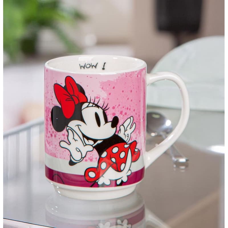 Porcelánový hrnček Minnie, ružový 1
