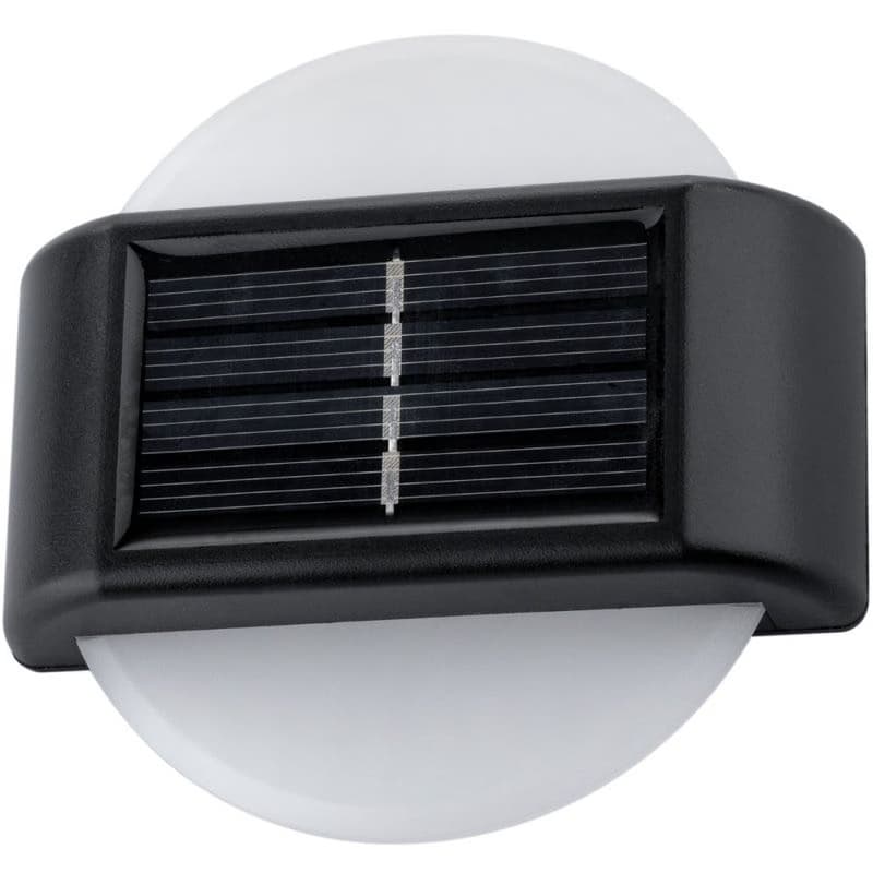 Sada 2x solárna záhradná lampa LED Fasádna nástenná lampa Top Down Kruhové svietidlo