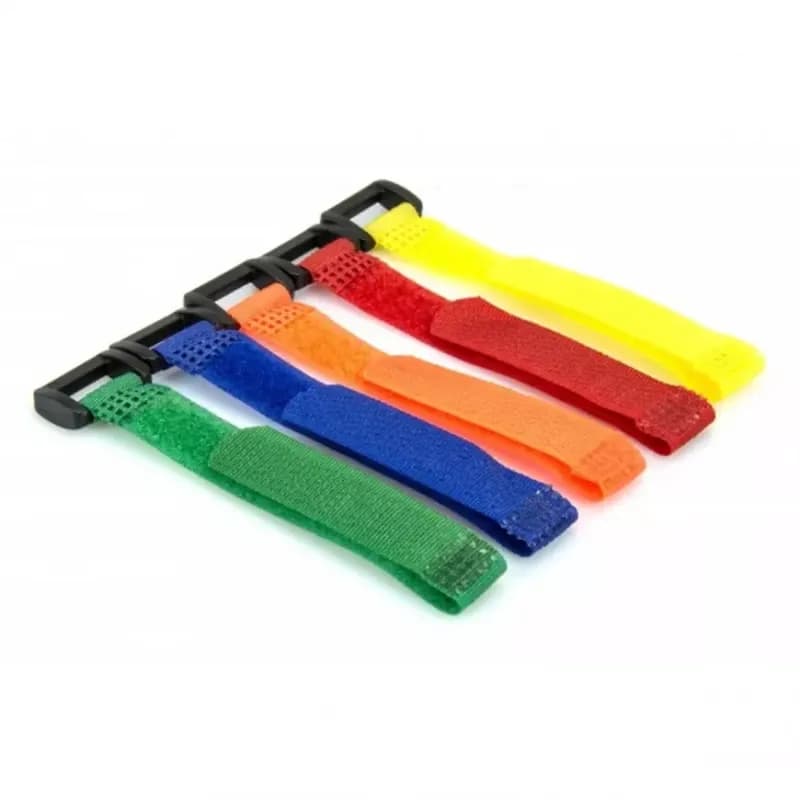 Sťahovacie pásky na suchý zips 12x150 mm, farebné 10 ks 1