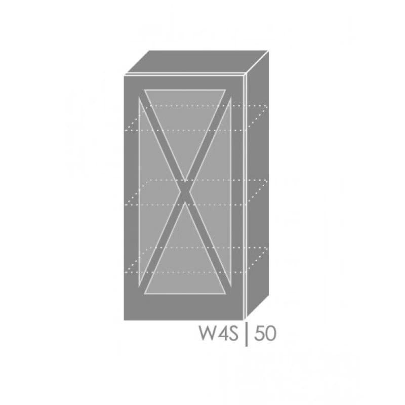ArtExt Kuchynská skrinka horná, W4S/50 Tivoli Farba korpusu: Grey 3